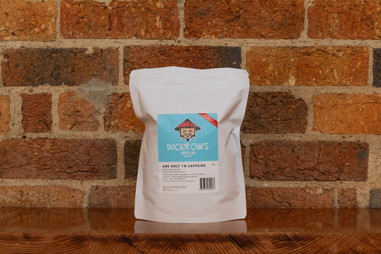 And only 1% caffeine (SWP Espresso Decaf Blend)